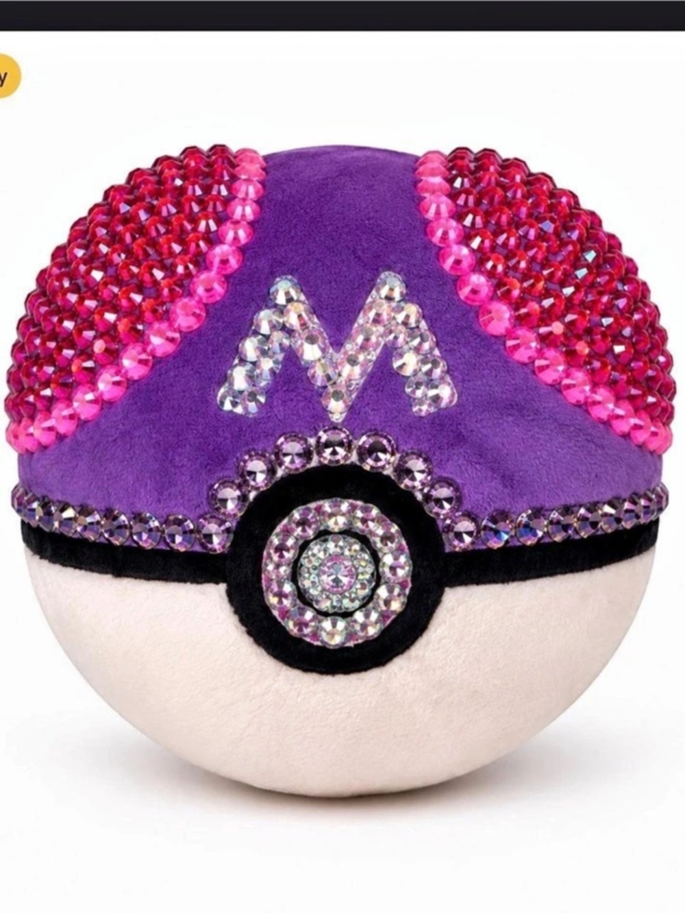 Blowing Poké ball, master ball Purple & Pink Embellished Decor